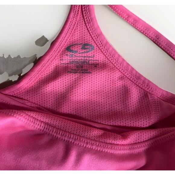 Champion C9 Pink Built-In Bra Athletic Tank Top XS Racerback Shelf Bra - Picture 3 of 7